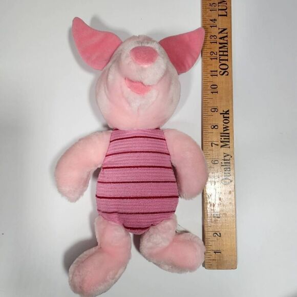 Disney Store Resorts Piglet Plush Pink Pig Winnie The Pooh Stuffed Animal Toy - Picture 7 of 7